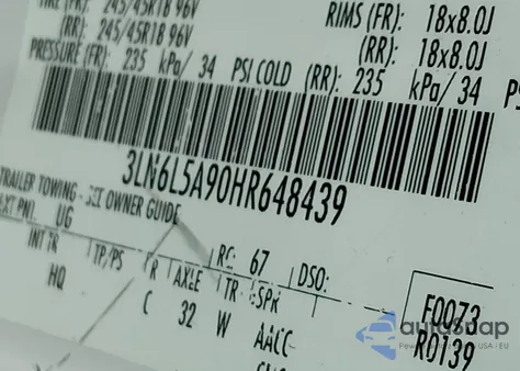 2017 Lincoln Mkz Premiere from USA, damaged, VIN 3LN6L5A90HR648439